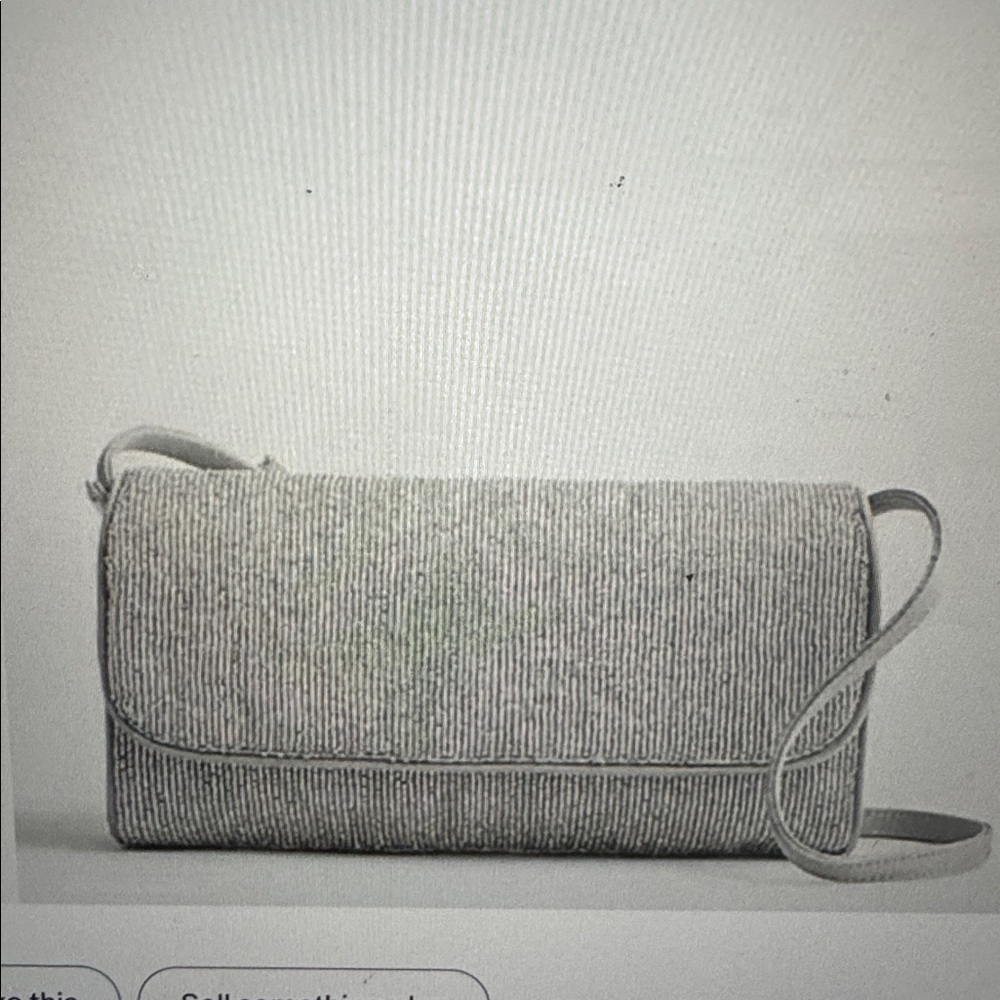 Silver Sparkle Evening Clutch